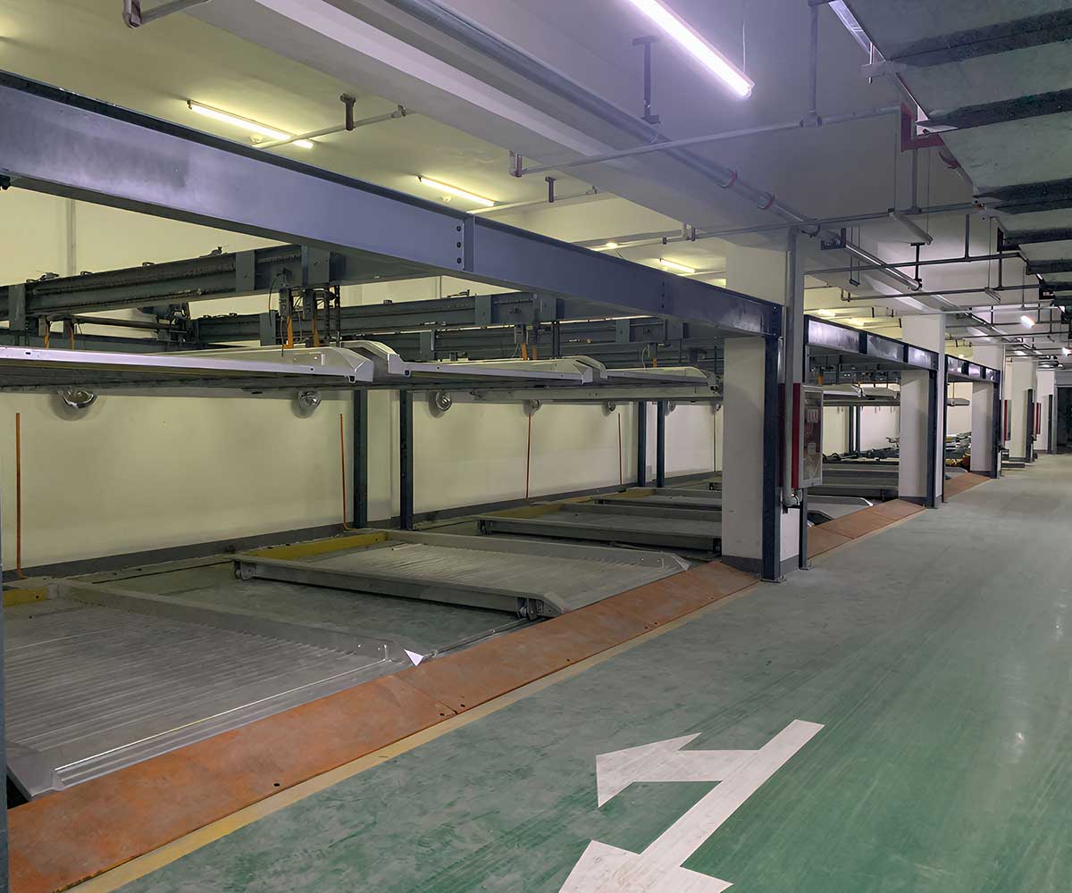 新密市2柱机械停车库高度限制