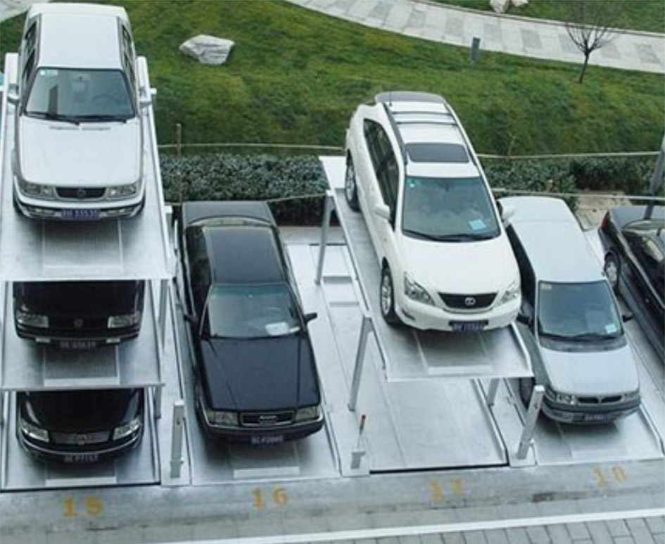 宾川县PJS3D2三层地坑式简易升降立体停车设备