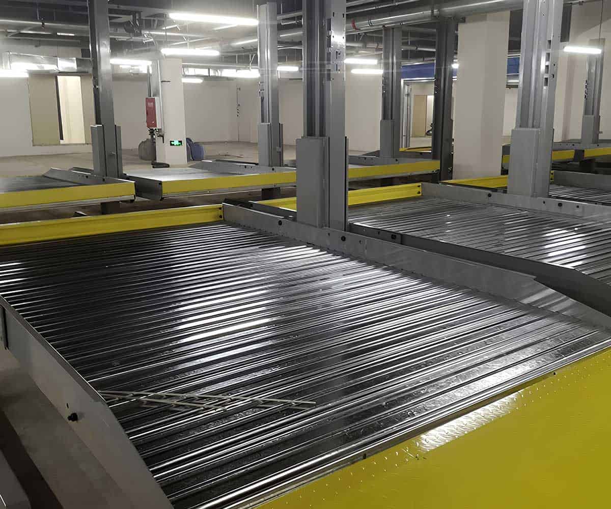 简易机械式停车库的工作原理详解